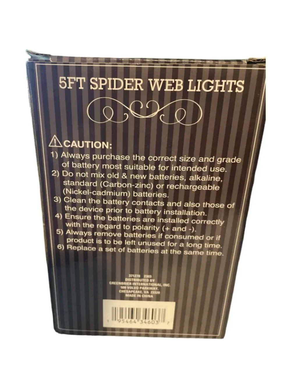 Halloween Spiderweb 60 Led Lights Black Orange new